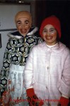 two children in mummering costume