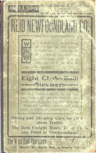Cover 1904 McAlpine Directory, Newfoundland