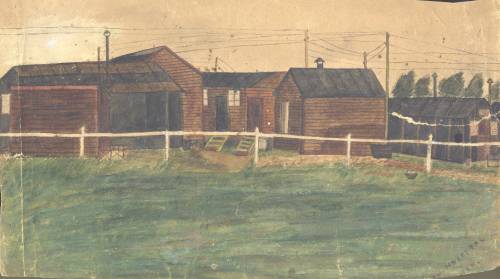 Frances Cluett Painting of Hospital at Rouen