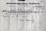 Telegram to Frances Cluett Centre for Newfoundland Studies, MUN