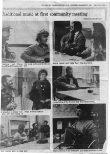 First Meeting of the SCAC, December 1985