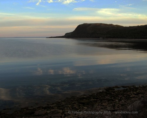 Evening View From the 'Queen Mary' Rock in St. Jacques